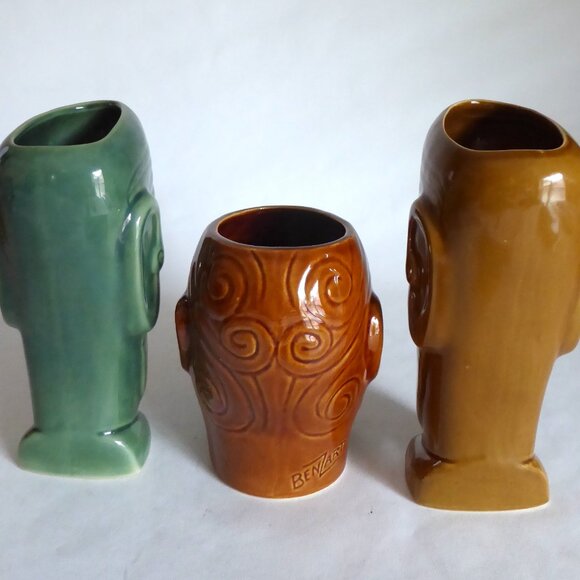NEW 2006 TIKI FARM BENZART VICIOUS & MALICIOUS CERAMIC TIKI MUG LOT - Picture 5 of 14